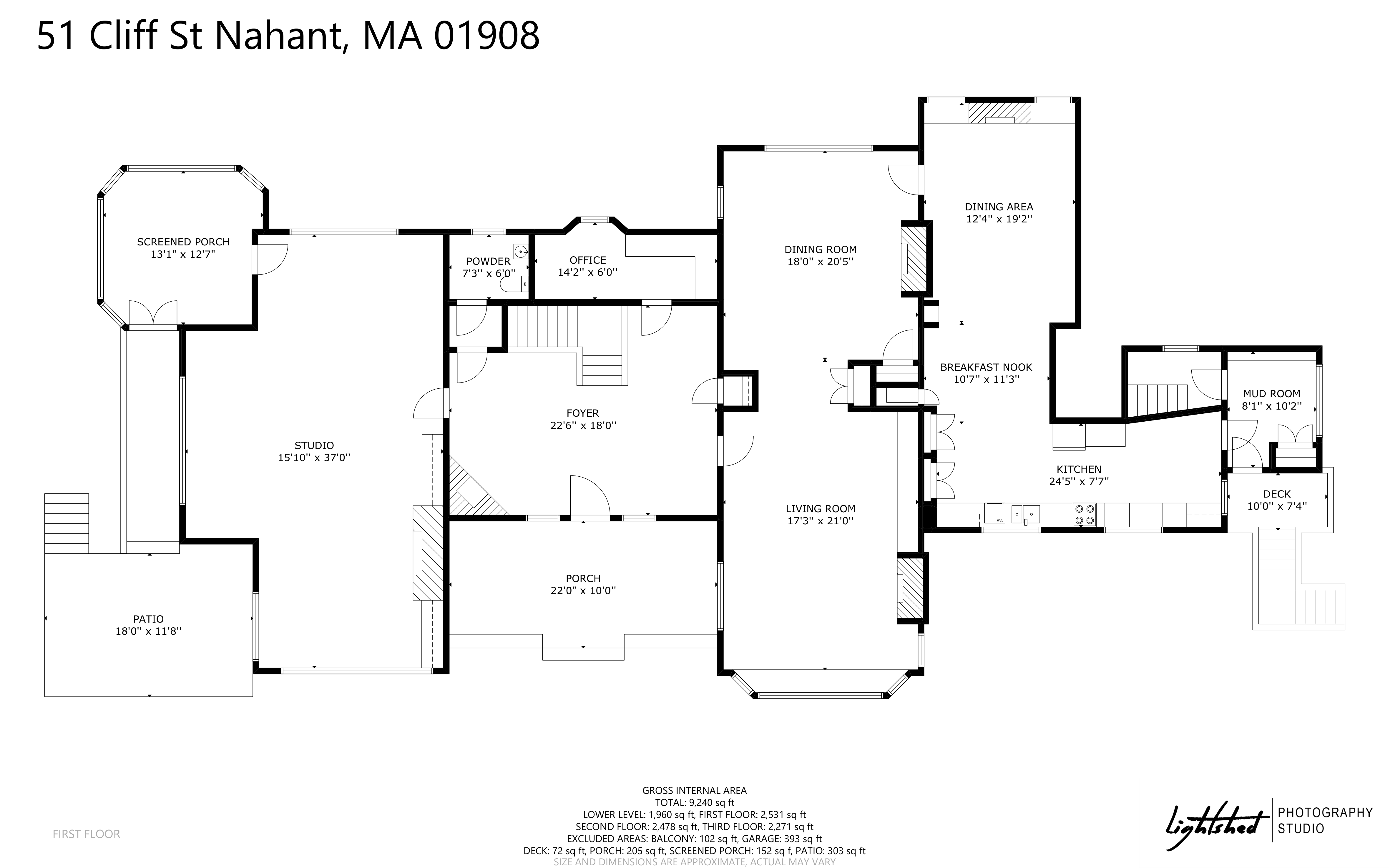First-floor plan of 51 Cliff Street